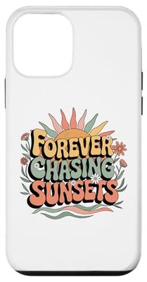 Forever Chasing Sunsets Retro Art for Nature Lovers Case for iPhone 12 mini