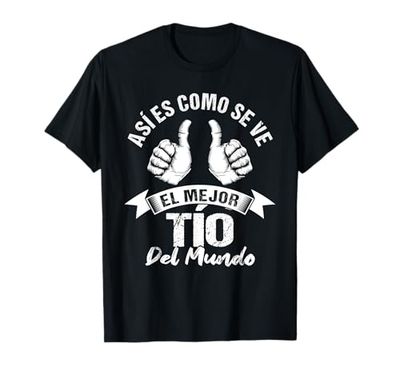 El mejor Tío del mundo Regalo cumpleaños Tío Camiseta