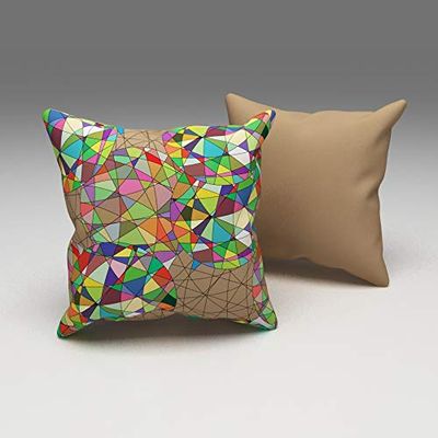 Eren Home Cuscino, Multicolore, 43x43cm
