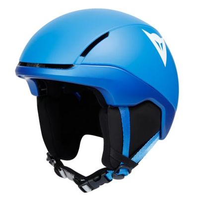 Dainese - Scarabeo Elemento, Casque de Ski en Polycarbonate, Léger et Résistant, Bleu Métallique, Enfant