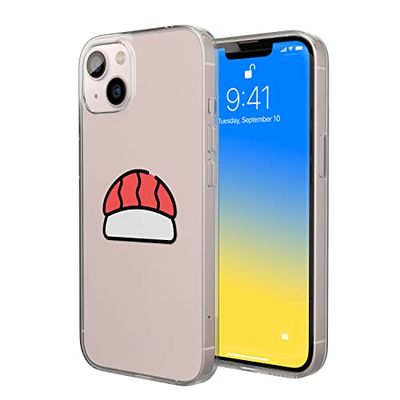 Bonateks, Custodia stampata digitale, compatibile con iPhone 14, custodia per cellulare, custodia protettiva, antiurto, silicone, flessibile, trasparente