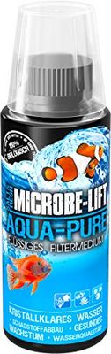 MICROBE-LIFT Aqua Pure – Milieu filtrant Liquide avec des bactéries vivantes pour Tous Les Aquariums d'eau de mer et d'eau Douce, Traitement de l'eau