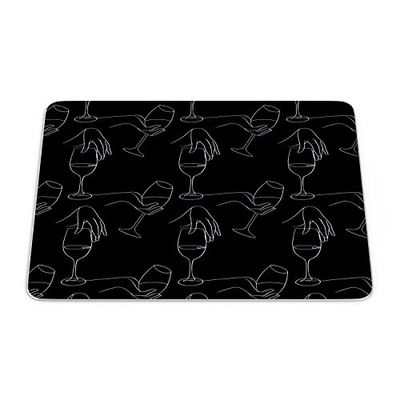 Bonamaison, Rectangle Pop Art Digital Printed Mouse Pad, Non-Slip Base, for Office and Home, Size: 22 x 18 cm