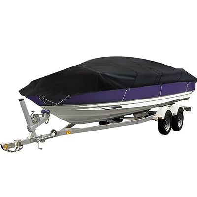 marddpair Copertura di ricambio impermeabile e resistente per barche Jon Boat da 3,7 m - 5,5 m di lunghezza e larghezza del fascio fino a 190,5 cm