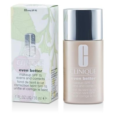 Clinique Even Better Makeup Broad Spectrum SPF 15, Fondotinta Liquido, CN 28 Ivory, 30 ml