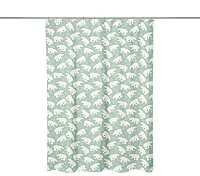 Bonamaison Digitally Printed Shower Curtain, 1 Piece 150x200 Cm - Designed And Manufactured in Turkey
