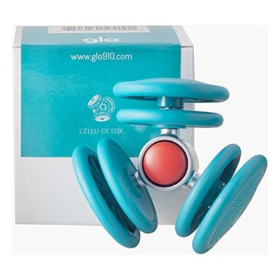 Glo Cellu-Detox - Testina drenante per massaggiatore anticellulite Glo 910, stimola il drenaggio e leviga la cellulite acquosa, antitossina e anti-gonfiore., Verde turchese