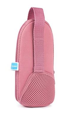MAM Termisk väska med isoleringslager, termoväska håller vätskor varma och kalla, isoleringsväska för många vanliga babyflaskor, rosa