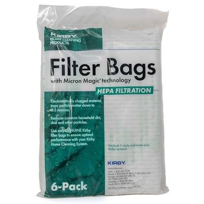 Kirby Micron Magic 204814 Filtre HEPA Plus Sacs, 6.