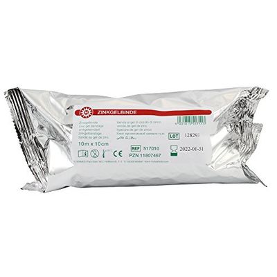 Noba Zinkleimbinde 517010 Dressings, 10 cm x 10 m