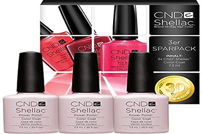 CND Shellac Romantique UV Nail Polish 7.3 ml Set of 3 30% Off