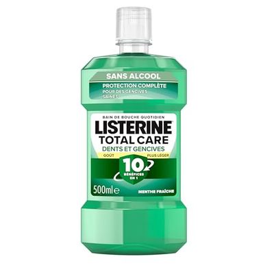 LISTERINE BDB TOTAL CARE 10 EN 1 DENTS & GENCIVES SANS ALCOOL 500ML
