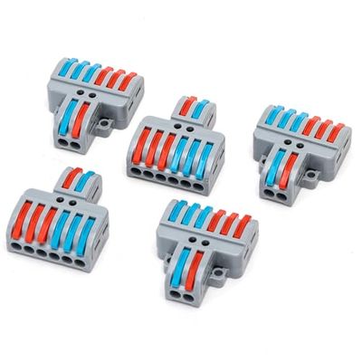Terminal Blocks LT-623 (5 pcs.), Grey and Orange