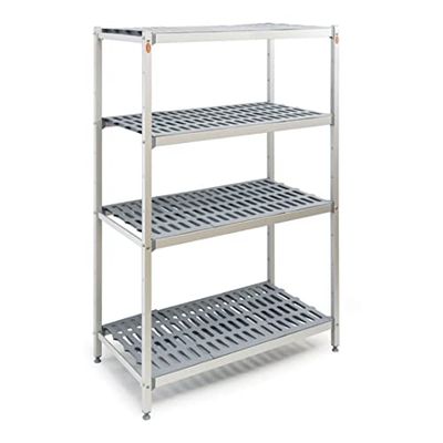 Stalwart DA-TS15136H GN Shelving Unit 4 Tier 600kg 1510x360x1680mm Aluminium