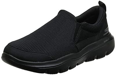 Skechers Go Walk Evolution Ultra-impec, Men’s Slip On Trainers, Black (Black Textile Bbk), 13 UK (48 EU)