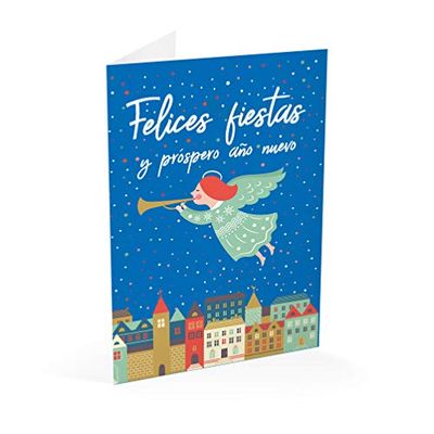 Grupo Erik- Biglietto d'auguri Felici Feste Angelo, TF0356