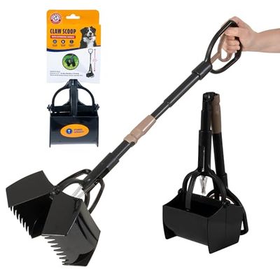 Arm & Hammer Pooper Scooper Claw Scoop Dog Poop Scooper para Sistema de gestión de residuos de Mascotas de jardín