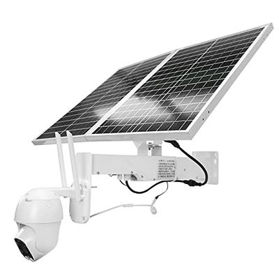 PNI IP60 live PTZ video surveillance camera with solar panel, 2MP, GSM 4G, SIM slot