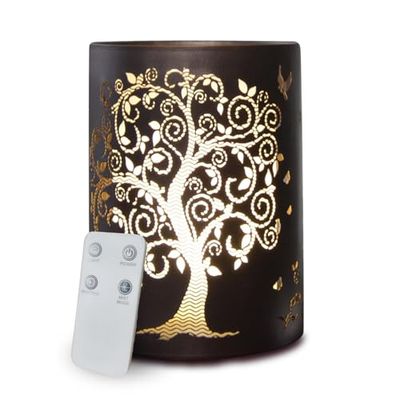 Zen'Aroma Vita geurdispenser voor etherische oliën, ultrasone metaal, 15 x 19 cm