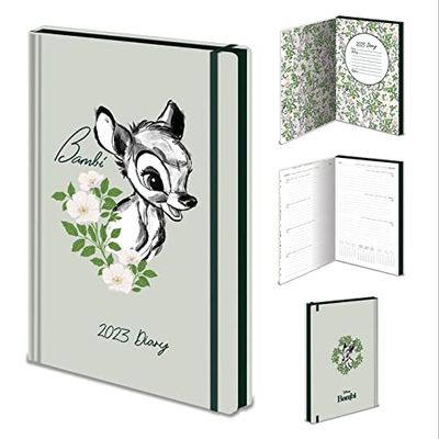 Pyramid International Bambi Dagboek 2023, A5 harde kaft, week-tot-een-overzichtsplanner, officiële merchandise, SR74093, meerkleurig