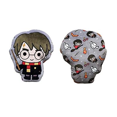LYO Cojín con forma de Harry Potter - cómodo y agradable de apretar diseño de Harry Potter – Regalo para Fan y apasionado – Calidad superior – Dimensiones: 40 x 40 cm