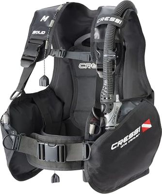 Cressi Solid BCD Dive Center Edition colete de mergulho, unissexo - adulto, preto, S