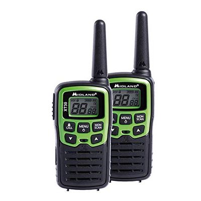MIDLAND XT30 16channels 446.00625 – 446,09375 MHz preto, verde Two-Way raios - Walkie-Talkie (AAA, 48 x 32 x 90 mm, 75 g)