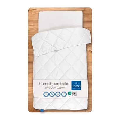 Böhmerwald Manta de Pelo de Camello, hipoalergénica, 100% Pelo de Camello, Peso de Relleno: 1150 g, Clase térmica: Normal, tamaño: 155 x 200 cm, Öko-Tex® Standard 100