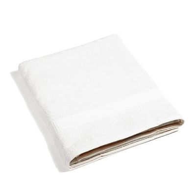 spugnissima - Toile de Bain océan 100% Coton Couleur Unie cm. 100 x 150 cm Blanc