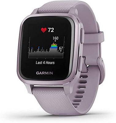 GARMIN Venu Sq, Health Smartwatch, Waterdicht, GPS, 1,3" Touchscreen, Sport-Apps, Hartslagmeting & Slaapanalyse, Batterijduur van 6 Dagen, Contactloos betalen (Gereviseerd)