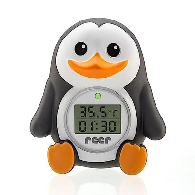 Reer "MyHappyPingu" - 2 i 1 digital badtermometer
