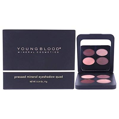 Youngblood Pressed Mineral Eyeshadow Quad - Vintage For Women 0.14 oz Eye Shadow
