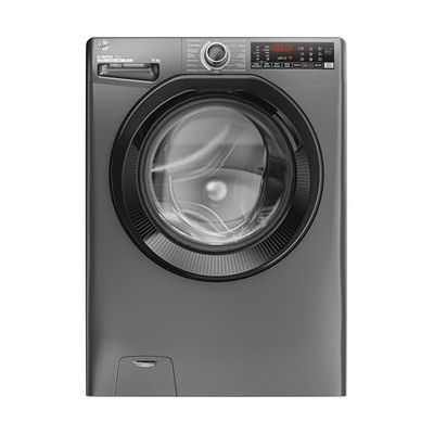 Hoover H-WASH 350 14kg Freestanding Washing Machine, 1400 RPM, A Rated, ECO-Power Inverter Motor, hOn App, 60 Programmes, Eco Doser, Power Care System, Graphite, 60x68x85 cm - H3WPS4146TAMBR80