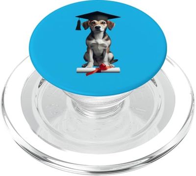Harrier Dog - Gorra de graduación de la escuela de entrenamiento PopSockets PopGrip para MagSafe