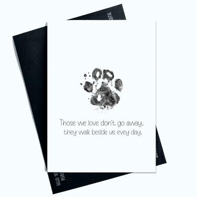 Thinking Of You Card Loss Of Dog Cat Animal Pet Death Condoleances Card Diepste sympathie Sorry voor uw verlies AP131