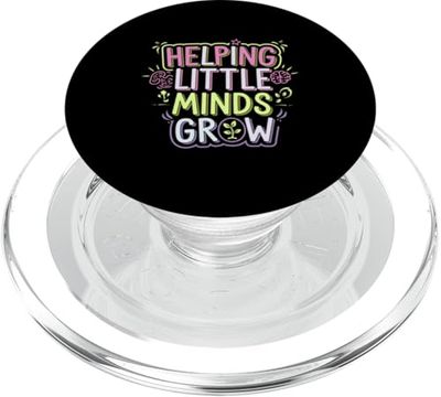 Helping Little Minds Grow Educador de docentes -------- PopSockets PopGrip para MagSafe