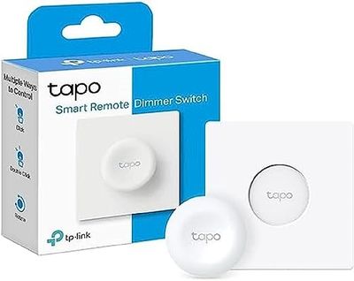 Tapo S200D Dimmer Switch, Remote Control, Smart Actions, One Click Alarm, Long Life Battery, Compatible with Alexa and Google Home, Tapo Hub Required