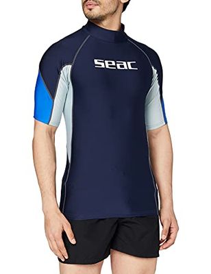 Seac RAA Short Evo Rashguard met Korte Mouwen voor Heren; UV Zwem- en Snorkeltop