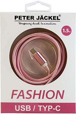 Peter Jäckel FASHION - Cavo dati USB 1,5 m, con funzione di sincronizzazione e ricarica