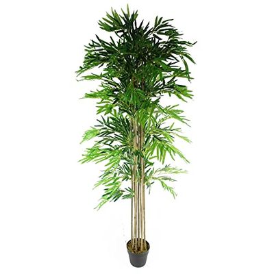 Leaf Design UK Artificial Tropical Plants and Trees, Green Natural, 180cm