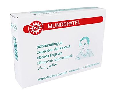 100 träspatlar från Noba förbandmedel olika storlekar (stor (150 x 18 mm))