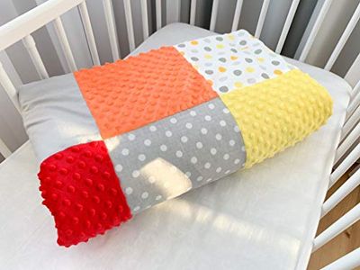 Kospu coperta per bebè coperta per bambini coperta patchwork coperta da gioco coperta carrozzina 100% cotone (80 x 120 cm). Coperta morbida e soffice preferita per il tuo bambino