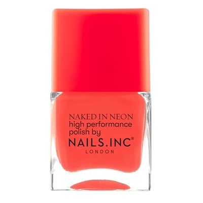 Nails.INC Coral Street Neon Nail Polish