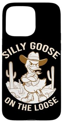 Silly Goose on the Loose Funny Animal Humor Carcasa para iPhone 15 Pro Max