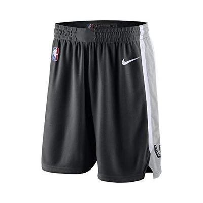Nike SAS M Nk Swgmn Short Road 19 Pantaloni NBA, da Uomo, Uomo, BV9419, Nero/Bianco, XL