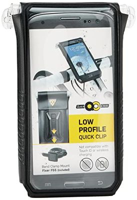 Topeak Smart Phone Dry Bag Waterproof Case - Black, 5-Inch