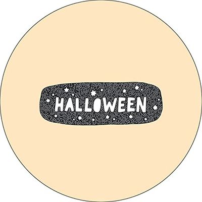 Bonateks, Round Digital Printed Mouse Pad, Non-Slip Base, for Office and Home, Diameter:22cm