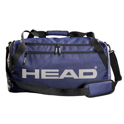HEAD - Sac de Sport Femme et Homme 55x30x30 Grand 50L, Sac de Voyage et Sportif pour Salle de Sport Imperméable, Sac Voyage et Gym avec Poche Chaussures, Sacs avec Bandoulière Amovible + Zip Résistant