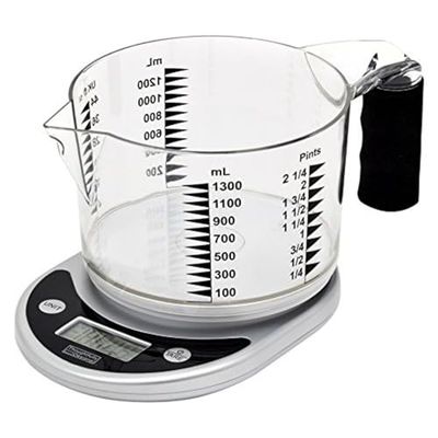 Ability Superstore Balance de cuisine parlante avec facile de voir Carafe