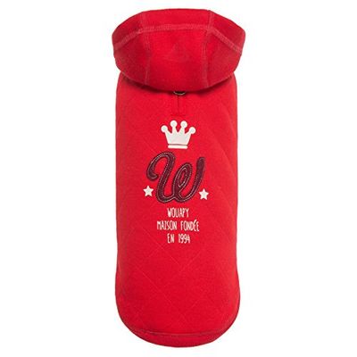 Wouapy Hoodie voor Hond, Maat 28, Rood